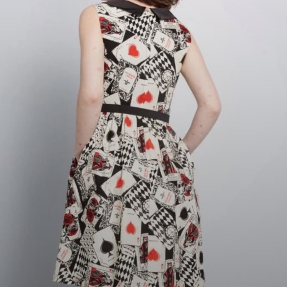 MODCLOTH Alice In Wonderland Dress - Picture 2 of 3